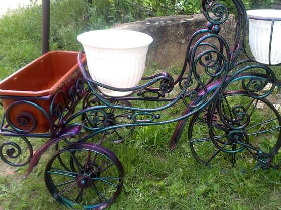 Цветочная подставка "Велосипед"